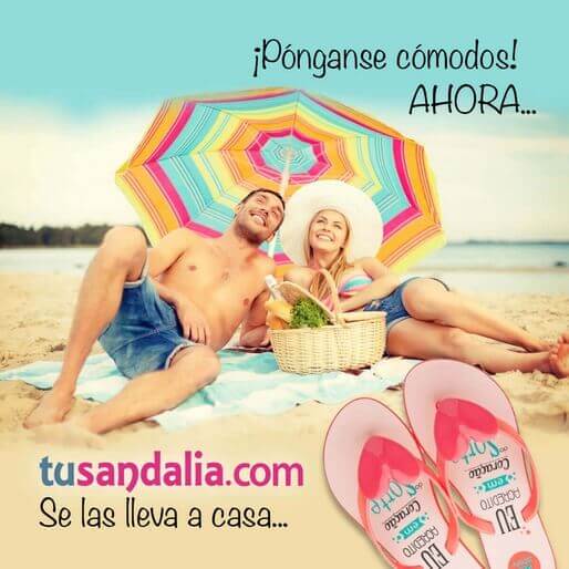 Sandalias a tu casa